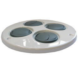4 Jet Vent Ceiling Plate